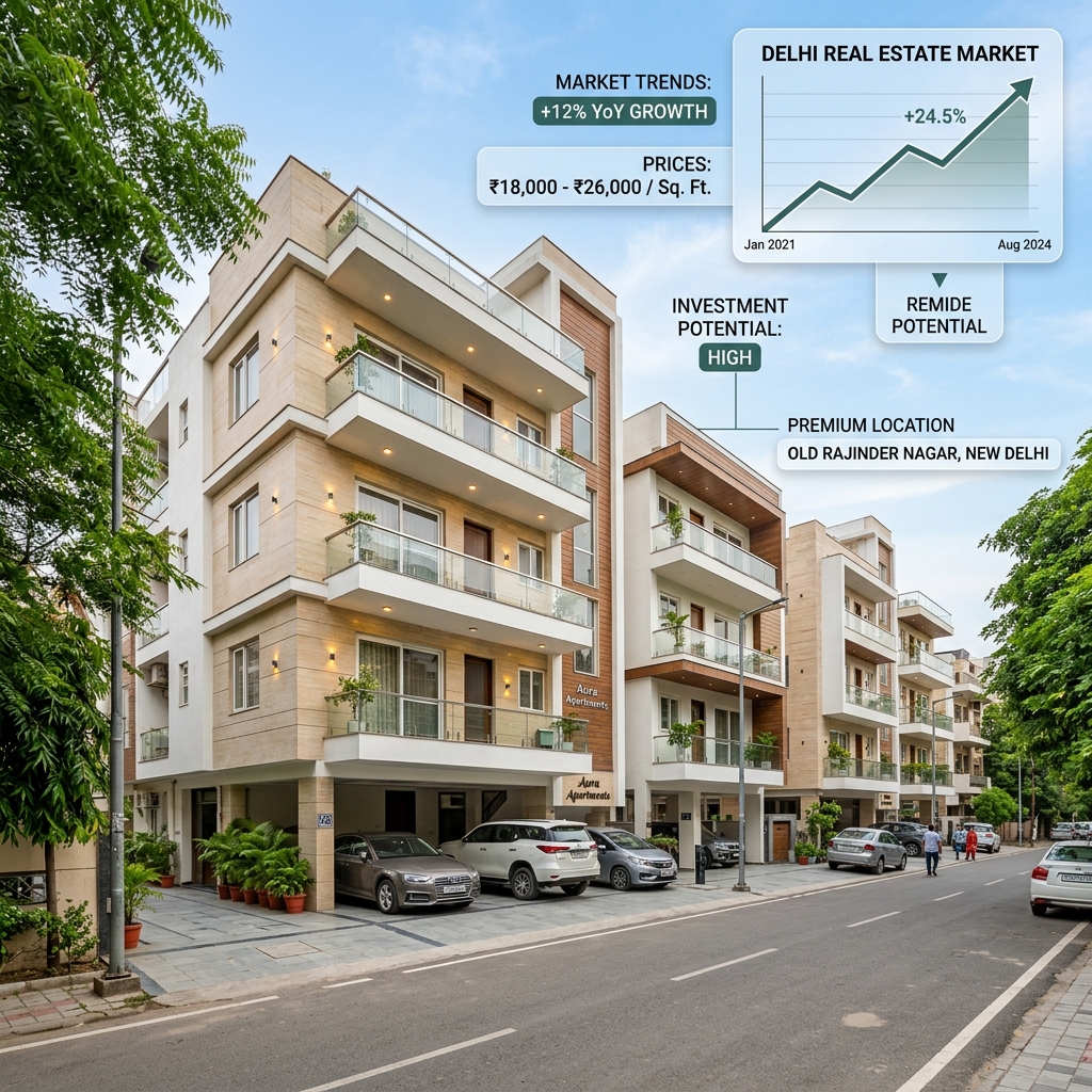 Property Prices in Old Rajinder Nagar: Market Trends & Investment Guide 2025